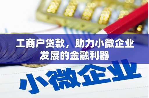 镇平工商户贷款，助力小微企业发展的金融利器
