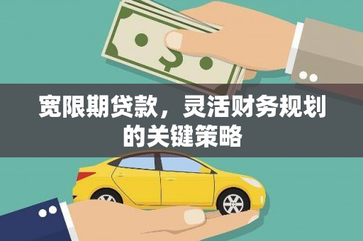 镇平宽限期贷款，灵活财务规划的关键策略