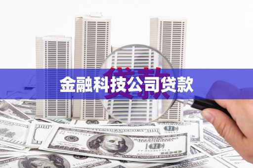 镇平金融科技公司贷款
