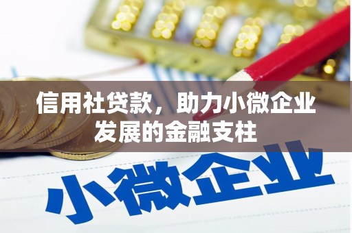 镇平信用社贷款，助力小微企业发展的金融支柱