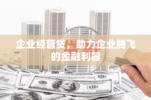 镇平企业经营贷，助力企业腾飞的金融利器