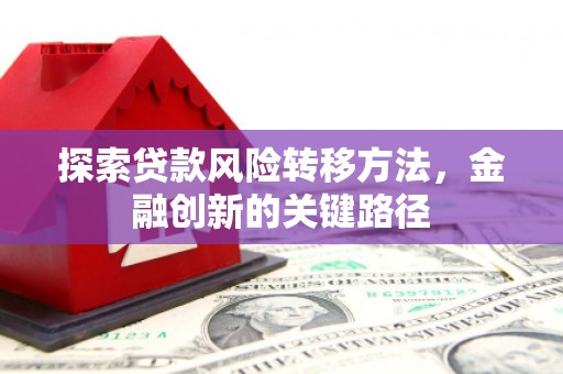 镇平探索贷款风险转移方法，金融创新的关键路径
