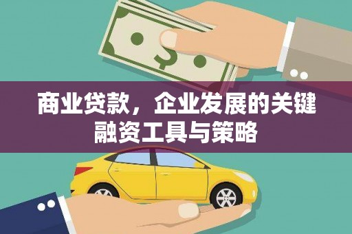 镇平商业贷款，企业发展的关键融资工具与策略