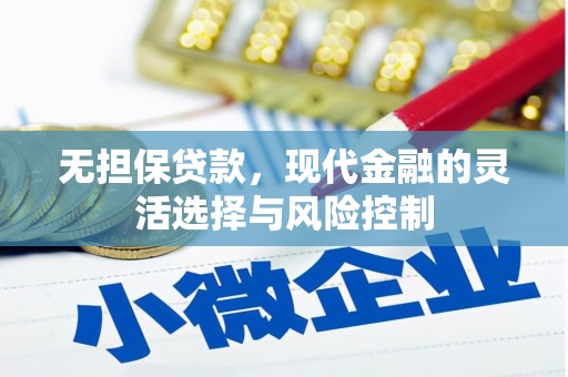 镇平无担保贷款，现代金融的灵活选择与风险控制