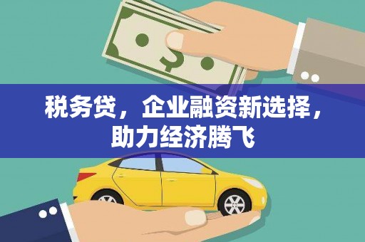 镇平税务贷，企业融资新选择，助力经济腾飞