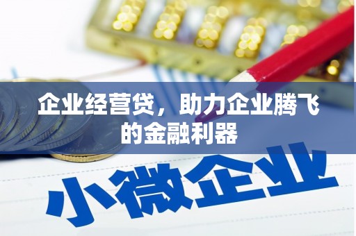 镇平企业经营贷，助力企业腾飞的金融利器