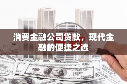 镇平消费金融公司贷款，现代金融的便捷之选