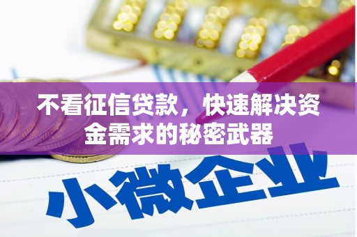 镇平不看征信贷款，快速解决资金需求的秘密武器