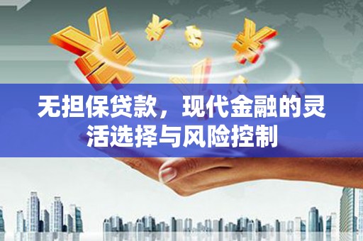 镇平无担保贷款，现代金融的灵活选择与风险控制