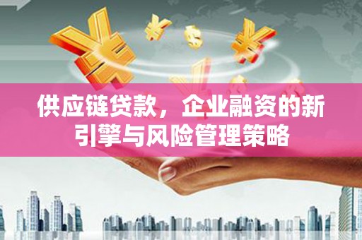镇平供应链贷款，企业融资的新引擎与风险管理策略