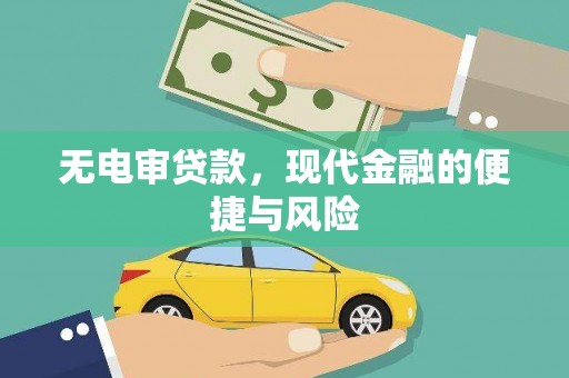 镇平无电审贷款，现代金融的便捷与风险
