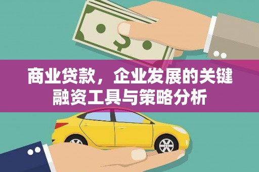 镇平商业贷款，企业发展的关键融资工具与策略分析