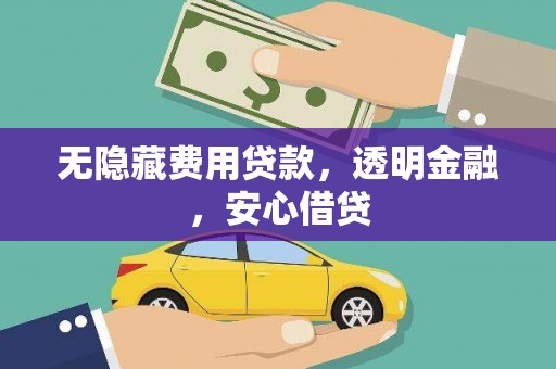 镇平无隐藏费用贷款，透明金融，安心借贷
