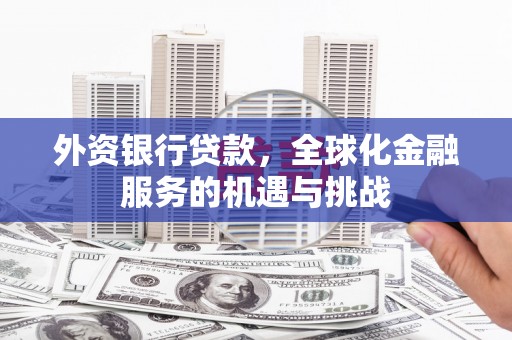 镇平外资银行贷款，全球化金融服务的机遇与挑战