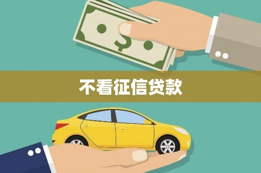 镇平不看征信贷款