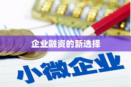 镇平企业融资的新选择