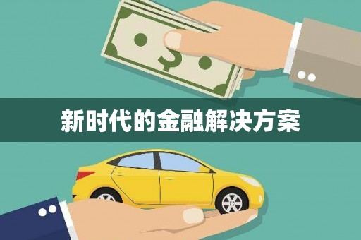 镇平新时代的金融解决方案